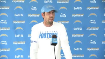 Chargers offensive coordinator Shane Steichen gives his first