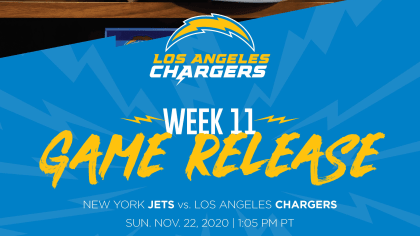 NFL 2020 New York Jets vs Los Angeles Chargers Full Game Week 11