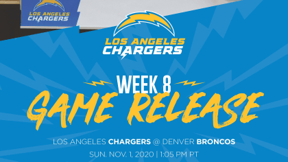 How to Watch Chargers vs. Broncos on November 1, 2020