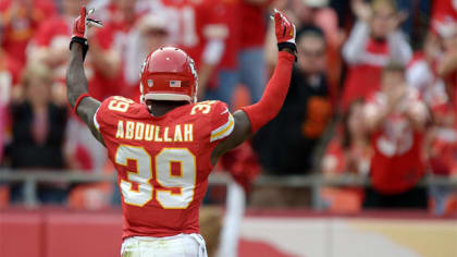 Kansas City Chiefs safety Daniel Sorensen (49) celebrates an interception  with Kansas City Chie …