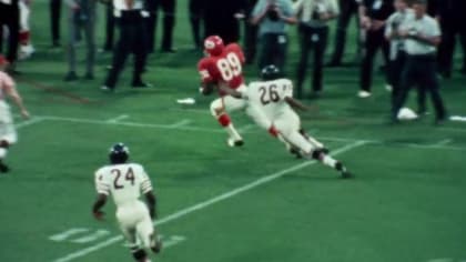 Wide Receiver Otis Taylor of the Kansas City Chiefs running a pass