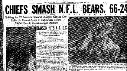 A look back to when the Chiefs hung 66 points on the Bears