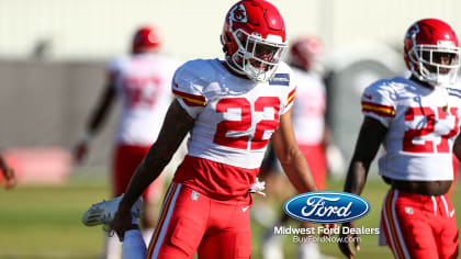 ST. JOSEPH, MO - AUGUST 07: Kansas City Chiefs linebacker Willie Gay (50)  during training camp on August 7, 2022 at Missouri Western State University  in St. Joseph, MO. (Photo by Scott