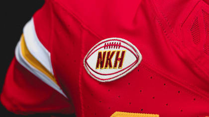 Kansas City Chiefs Wearing NKH Patch on Jersey for 2023 Season