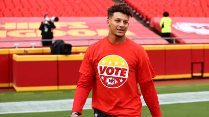 Mahomes, Mathieu Leading Chiefs In Voter Registration Drive