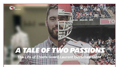 CHIEFS KINGDOM: Chiefs' Laurent Duvernay-Tardif set for Harvard