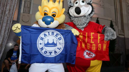 Official Kansas City Chiefs And Kansas City Royals K.C.Wolf and