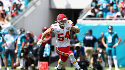 Jacksonville Jaguars safety Andre Cisco displays WR-level hands on INT vs.  Kansas City Chiefs quarterback Patrick Mahomes