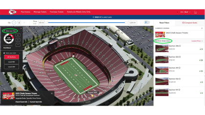 Arrowhead Stadium Seating Chart, Where's My Seat?