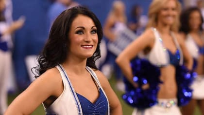 NFL cheerleaders put on a show for military families, Article