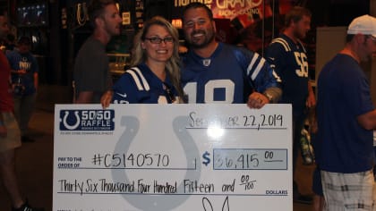 Season Ticket Member For 35 Seasons Wins Colts 50/50 Raffle