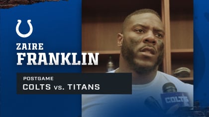 Zaire Franklin: Colts vs. Titans Postgame