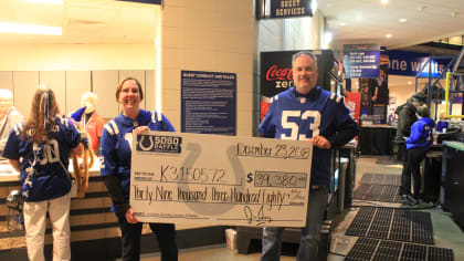 Season Ticket Member For 35 Seasons Wins Colts 50/50 Raffle