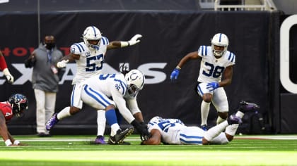 Indianapolis Colts cornerback Pierre Desir, tackle Braden Smith and  linebacker Anthony Walker all were named to Pro Football Focus' Week 16  Team of the Week