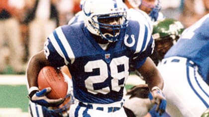 Marshall Faulk Indianapolis Colts Majestic Hall of Fame Eligible