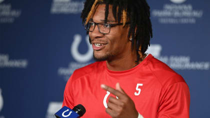 Indianapolis Colts safety Julian Blackmon (32) defends during an NFL  Football game in Arlington, Texas, Sunday, Dec. 4, 2022. (AP Photo/Michael  Ainsworth Stock Photo - Alamy