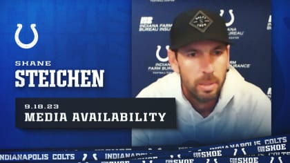 Indianapolis Colts head coach Shane Steichen discusses Anthony Richardson's  work with team's starting offense in training camp