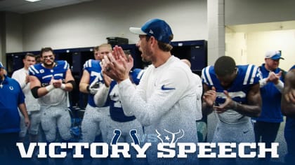 Victory Speech: Colts vs. Jaguars