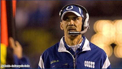 12 Jan 2002: Head coach Tony Dungy of the Tampa Bay Buccaneers