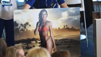 Indianapolis Colts cheerleader 2018 swimsuit calendar release party