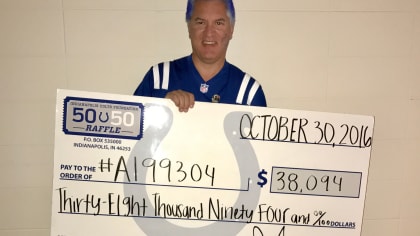 Colts 50/50 Raffle  Indianapolis Colts 