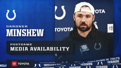 Gardner Minshew: Colts at Ravens postgame