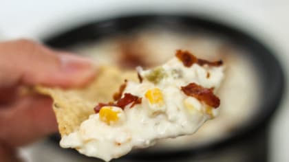 Crock Pot Creamy Chicken Dip - The Farmwife Cooks