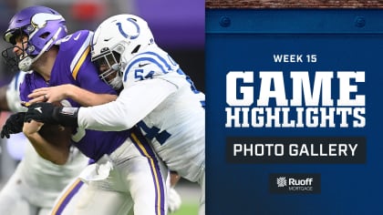 Colts vs. Vikings score updates, highlights, analysis in NFL Week 15