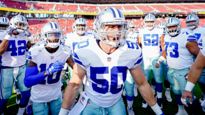 Dallas Cowboys punter Bryan Anger (5) warms up before an NFL football game  against the New York Giants, Monday, Sept. 26, 2022, in East Rutherford,  N.J. The Dallas Cowboys won 23-16. (AP