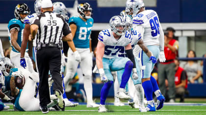 Dallas Cowboys tackle Isaac Alarcon is seen during an NFL preseason  football game against the Jacksonville Jaguars, Sunday, Aug 29, 2021, in  Arlington, Texas. Jacksonville won 34-14. (AP Photo/Brandon Wade Stock  Photo - Alamy