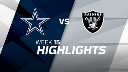 Raiders vs. Cowboys Week 12 Highlights