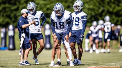 Dallas Cowboys wide receiver Dontario Drummond (19) after a