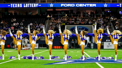 Photos: Kick back and celebrate! Dallas Cowboys Cheerleaders perform at  training camp opening ceremonies