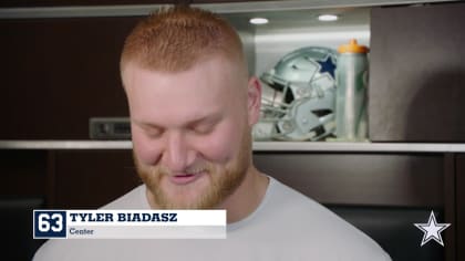 Dallas Cowboys center Tyler Biadasz (63) is seen after an NFL football game  against the Houston Texans, Sunday, Dec. 11, 2022, in Arlington, Texas.  Dallas won 27-23. (AP Photo/Brandon Wade Stock Photo - Alamy