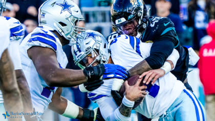 Dallas Cowboys 34-40 Jacksonville Jaguars, Prescott interception