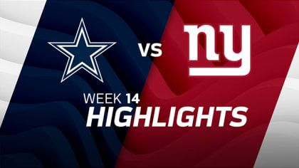 Dallas Cowboys vs. New York Giants Highlights 4th - Qtr HD, NFL Week 12