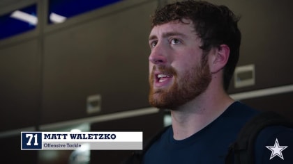 Matt Waletzko Dallas Cowboys Youth Legend Olive Salute to Service