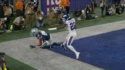 Dallas Cowboys 23-16 New York Giants, CeeDee Lamb one-handed TD