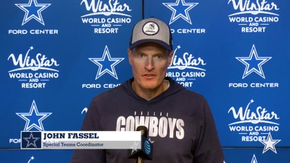 Cowboys' Fassel on Week 10's unsung special teams hero: 'Like