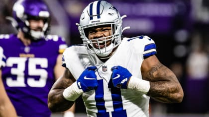 Dallas Cowboys quarterback Cooper Rush (10) celebrates after a touchdown  during an NFL football game against the Washington Commanders, Sunday, Oct.  2, 2022, in Arlington. (AP Photo/Tyler Kaufman Stock Photo - Alamy