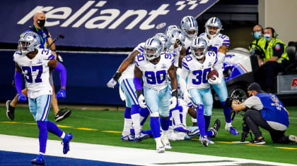 FOXBOROUGH, MA - OCTOBER 17: Dallas Cowboys captains Dallas Cowboys  defensive back C.J. Goodwin (29)