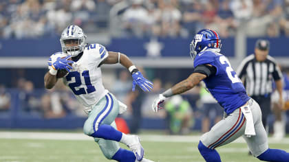 New York Giants defensive tackle Johnathan Hankins (95) celebrates after he  makes a tackle in an NFL football game between the New York Giants and  Dallas Cowboys on Sunday, October 19th, 2014