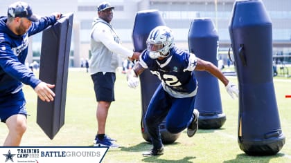 Photos: Getting separation! T.J. Vasher battles with DaRon Bland at Cowboys  rookie minicamp