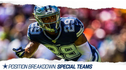 2019 Position Breakdown: Special teams