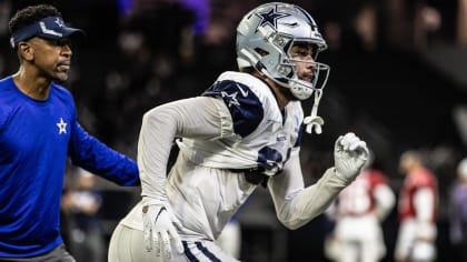 Dallas Cowboys cornerback Eric Scott Jr. (37) is seen during the first half  of an NFL football game against the Las Vegas Raiders, Saturday, Aug. 26,  2023, in Arlington, Texas. Dallas won