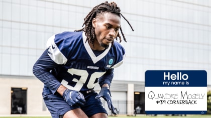 Dallas Cowboys cornerback Isaac Taylor-Stuart (36) takes his stance during  an NFL preseason football game against the Los Angeles Chargers Saturday,  Aug. 20, 2022, in Inglewood, Calif. (AP Photo/Kyusung Gong Stock Photo 