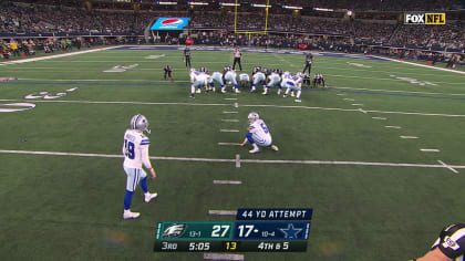 Cowboys kicker Brett Maher NFL playoff performance uniquely bad 