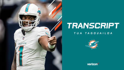 Tua Tagovailoa Named Dolphins Captain After 'Resounding' Support