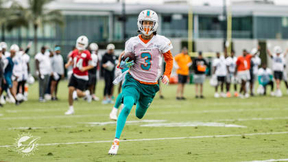 Miami Dolphins wide receiver Daewood Davis (87) prior to an NFL