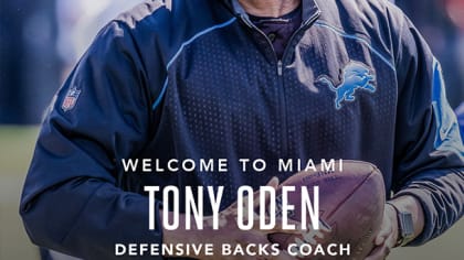 Miami Dolphins hire Tony Oden as defensive backs coach